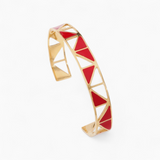 Bracelet Bangle Tropézienne - Résine Rouge