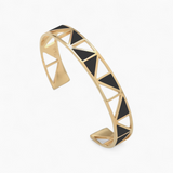 Bracelet Bangle Tropézienne - Résine Noire
