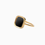 Petite Bague Mykonos onyx SKALLI