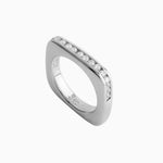 Bague demi tour FENG SHUI  argent 925 Skalli-Paris