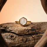 BAGUE HONEY NACRE SKALLI