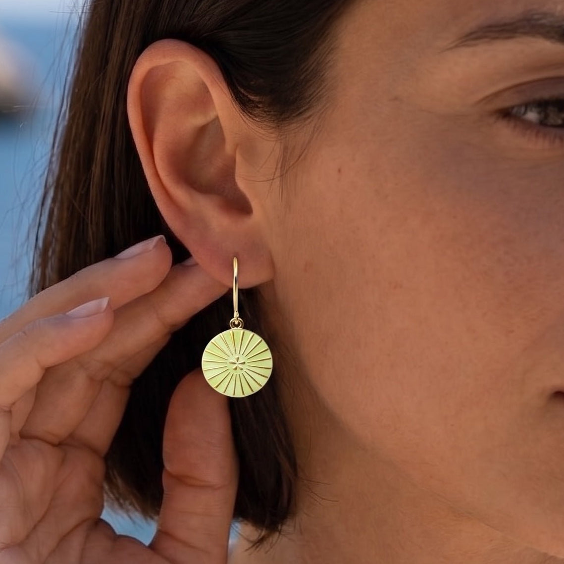 Petite boucles d 'oreilles KIMIKO Anis Skalli-Paris