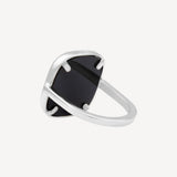 BAGUE MYKONOS ARGENT 925 ONYX SKALLI