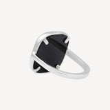 BAGUE MYKONOS ARGENT 925 ONYX SKALLI
