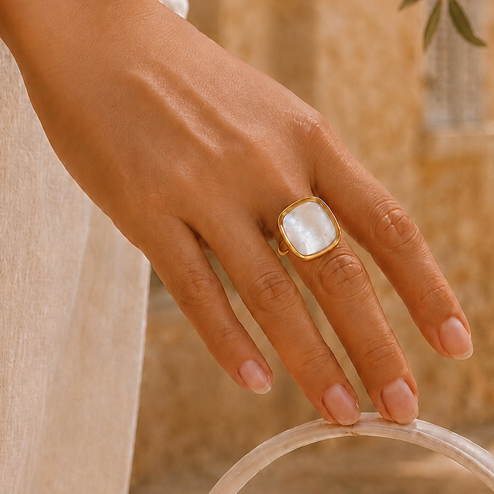 BAGUE MYKONOS NACRE SKALLI