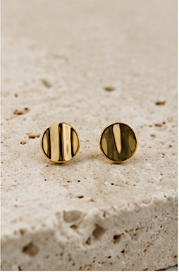 BOUCLES D'OREILLES CHIPS MINI OR SKALLI