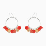 Boucles d'oreilles SMARTIES  corail Skalli-Paris