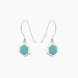 Boucles d'oreilles HONEY argent 925 - turquoise