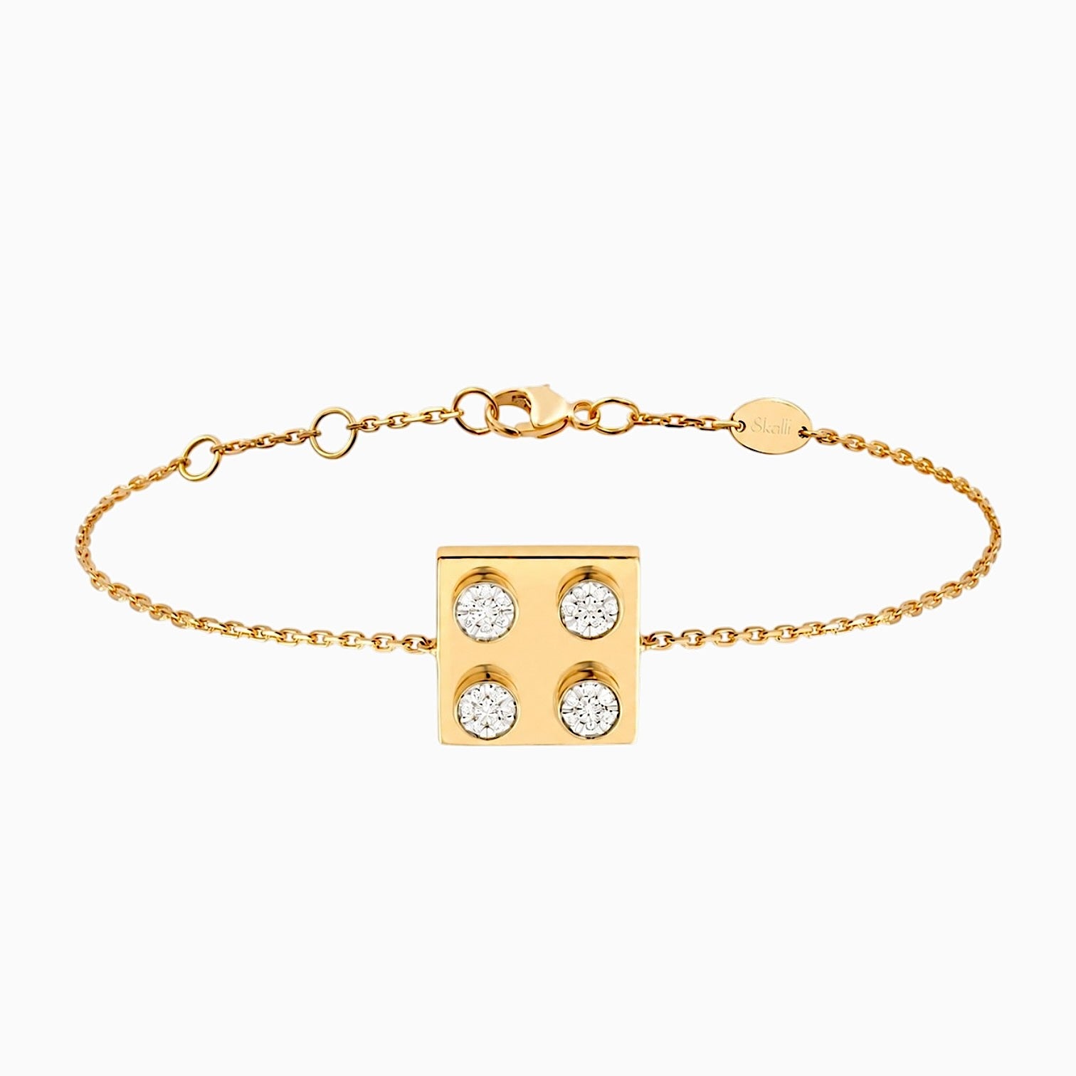 Bracelet Chaine Pure Icon Or 750 & Diamants SKALLI