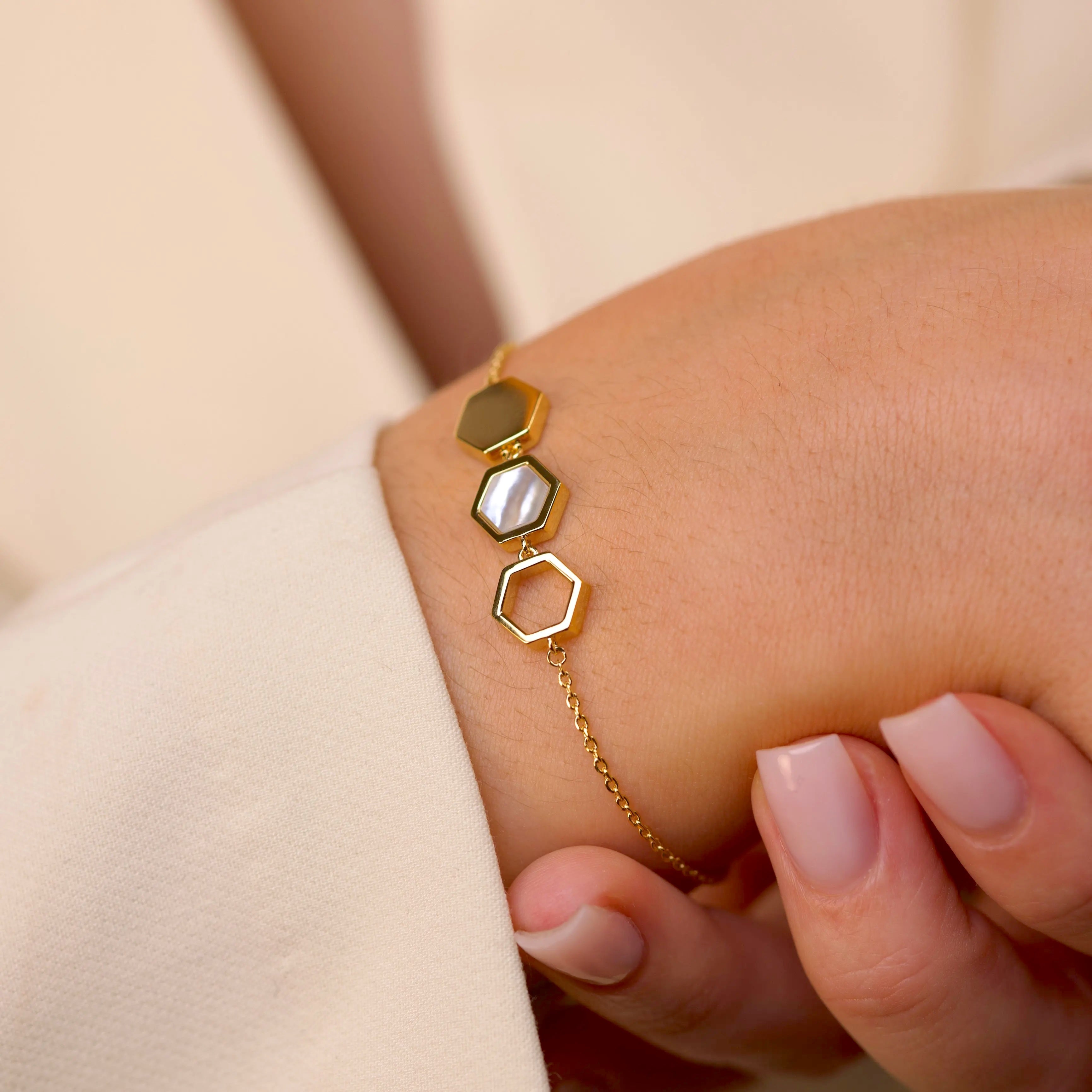 BRACELET HONEY NACRE SKALLI