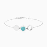 Bracelet HONEY argent 925 - turquoise