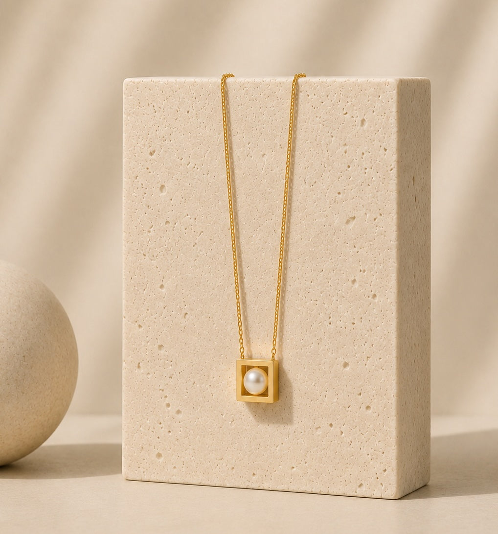 COLLIER BALANCELLE PERLE D'EAU DOUCE SKALLI