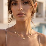 GRAND COLLIER BALANCELLE PERLE D'EAU DOUCE SKALLI