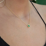 COLLIER HONEY MALACHITE SKALLI