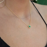 COLLIER HONEY MALACHITE SKALLI