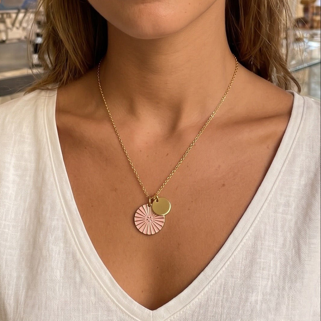 COLLIER KIMIKO ROSE POUDRÉ Skalli