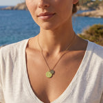 COLLIER KIMIKO VERT AMANDE Skalli-Paris