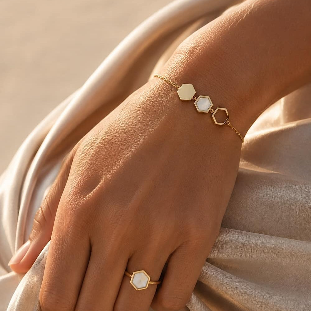 BRACELET HONEY NACRE SKALLI
