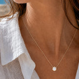 COLLIER HONEY NACRE SKALLI