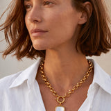 COLLIER JUMBO MYKONOS NACRE Skalli-Paris