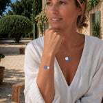 COLLIER KIMIKO BLEU MARINE SKALLI