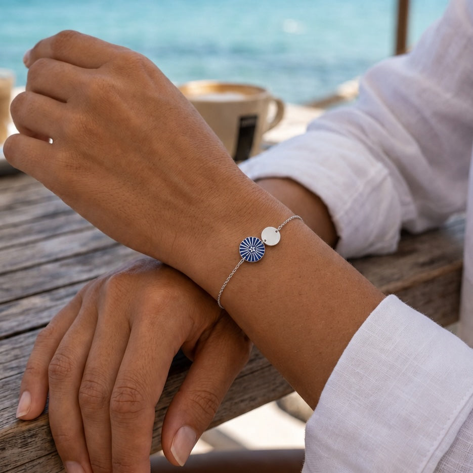 BRACELET KIMIKO BLEU MARINE SKALLI