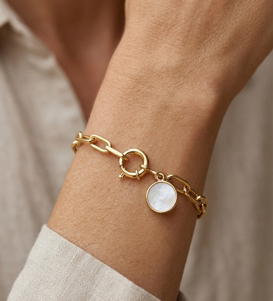 BRACELET MYKONOS MAILLE FORÇAT Skalli-Paris