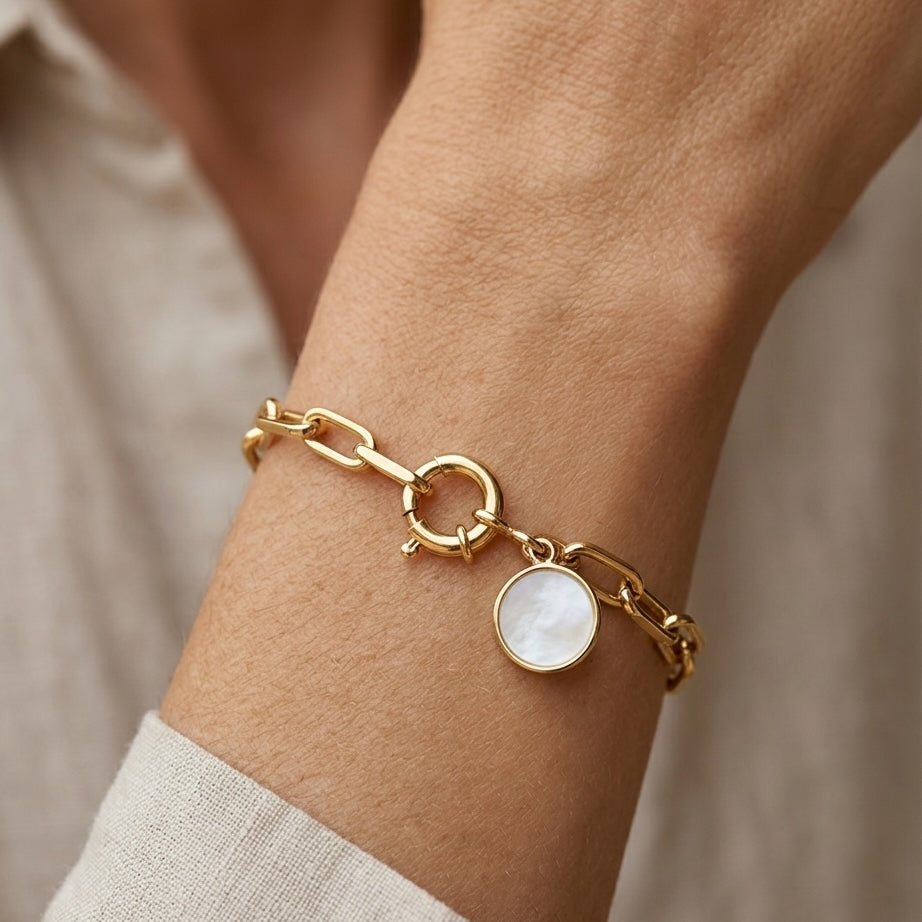 BRACELET MYKONOS MAILLE FORÇAT Skalli-Paris