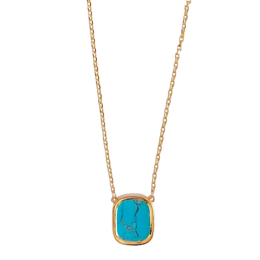 Petit collier MYKONOS turquoise Skalli-Paris