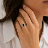 PETITE BAGUE MYKONOS - ARGENT 925 ONYX SKALLI