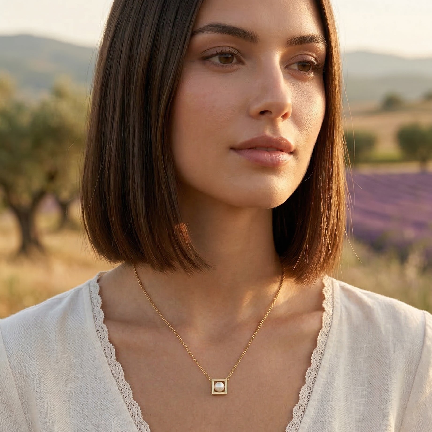 COLLIER BALANCELLE PERLE D'EAU DOUCE SKALLI