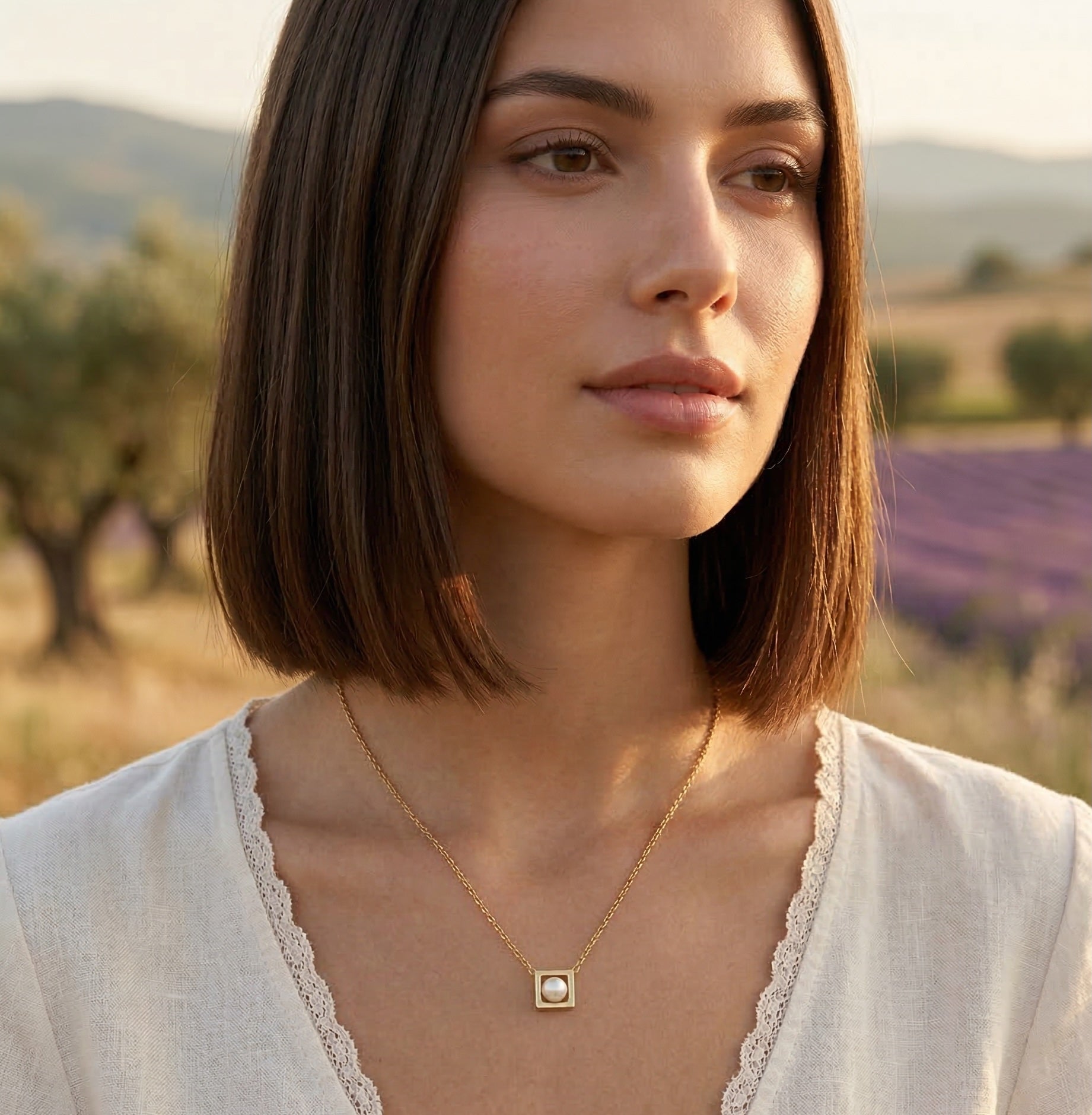 COLLIER BALANCELLE PERLE D'EAU DOUCE SKALLI